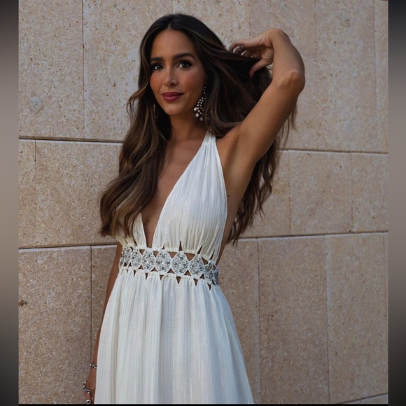 ZARA RHINESTONE MIDI DRESS LIMITED EDITION - Picture 3 of 12